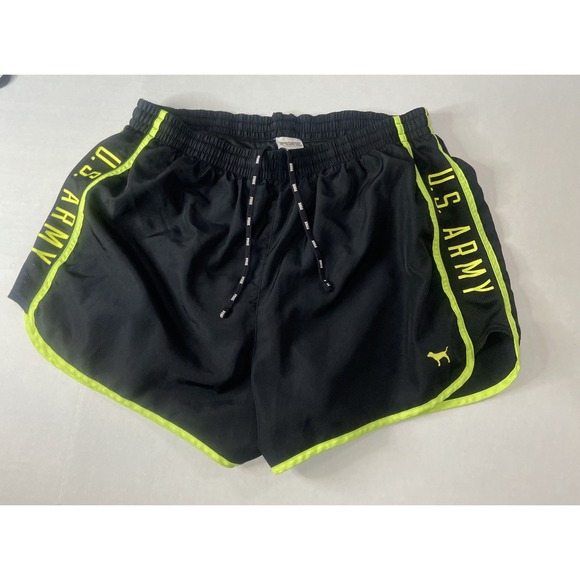 Victoria's Secret PINK University of ARMY Shorts Large Black - Picture 2 of 16